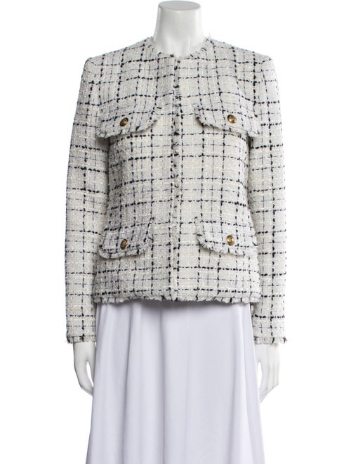 Alice + Olivia Tweed Pattern Evening Jacket