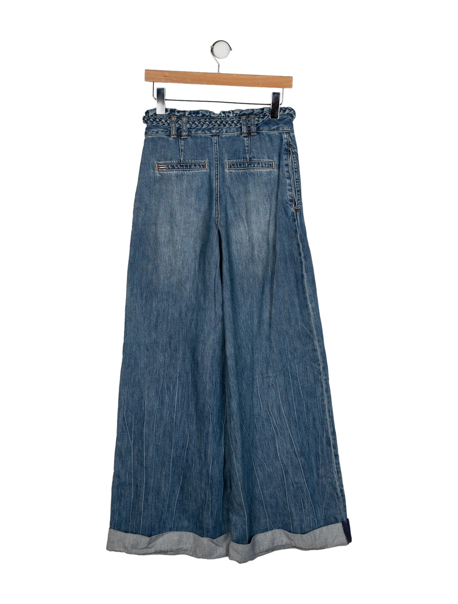 Alice + Olivia High-Rise Wide Leg Jeans