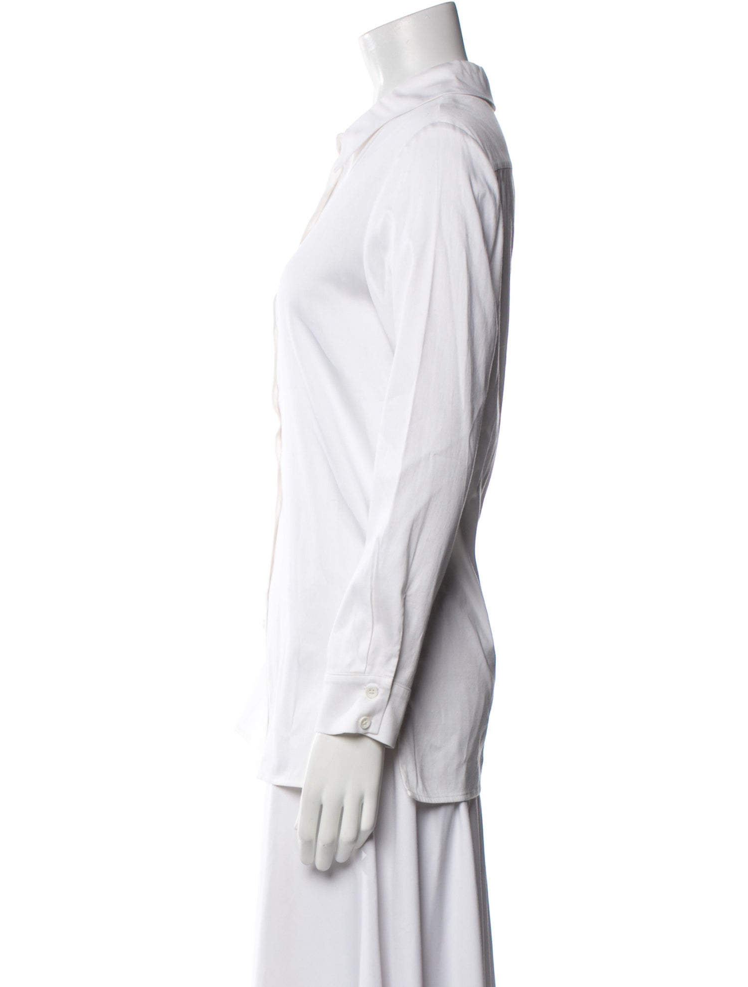 Alice + Olivia Long Sleeve Button-Up Top