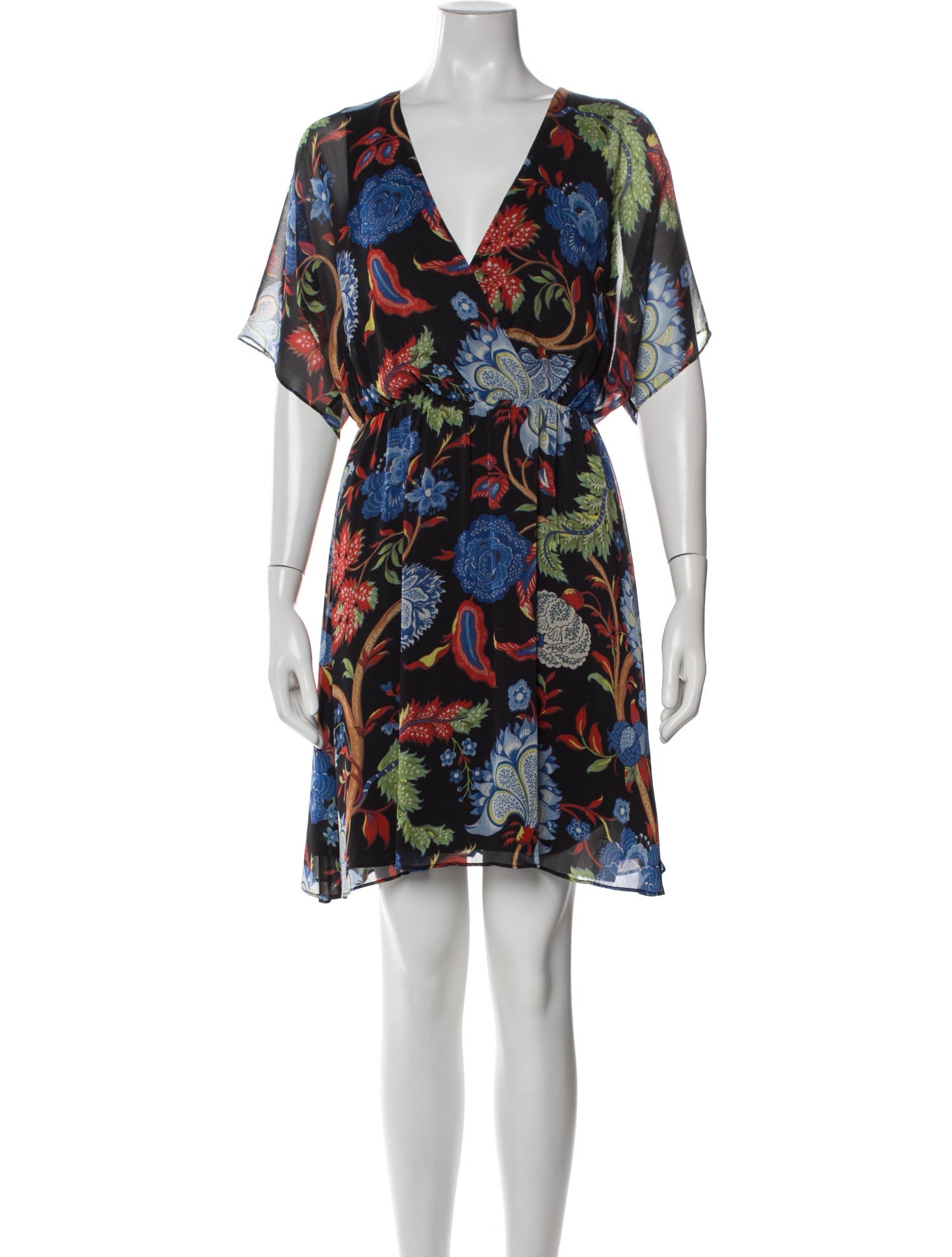 Alice + Olivia Floral Print Mini Dress