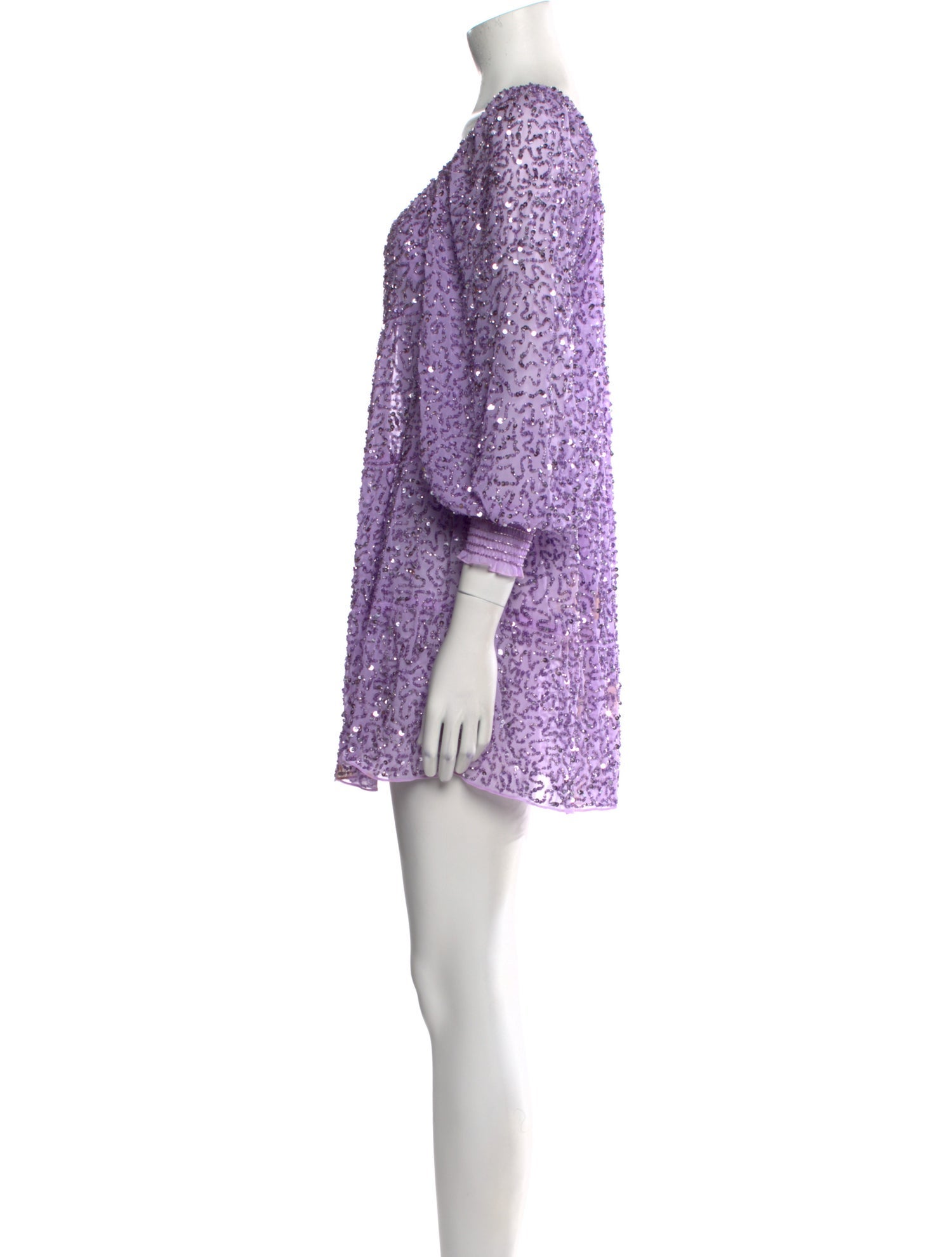 Alice + Olivia Silk Mini Dress