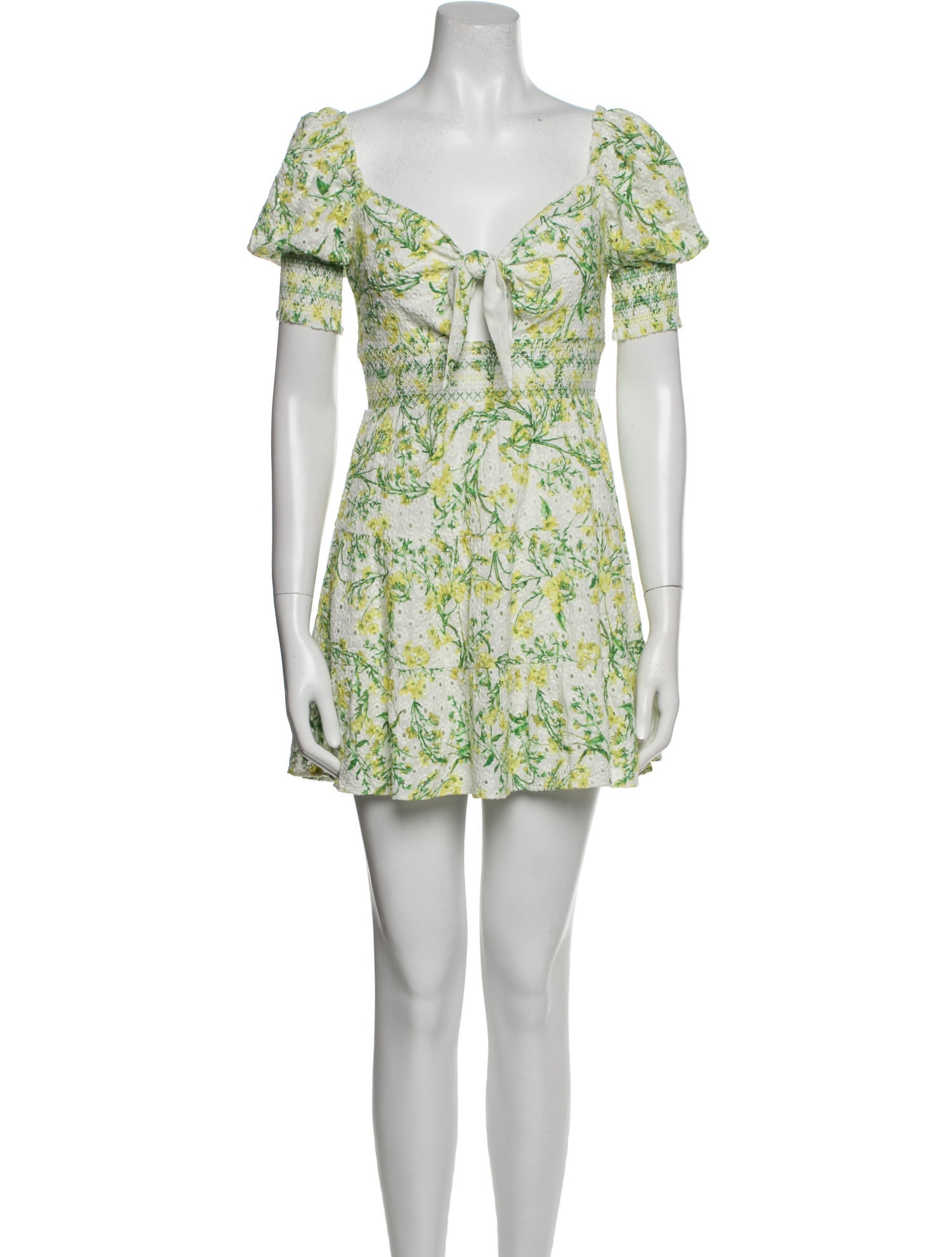 Alice + Olivia Floral Print Mini Dress