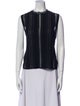 Alice + Olivia Silk Crew Neck Top