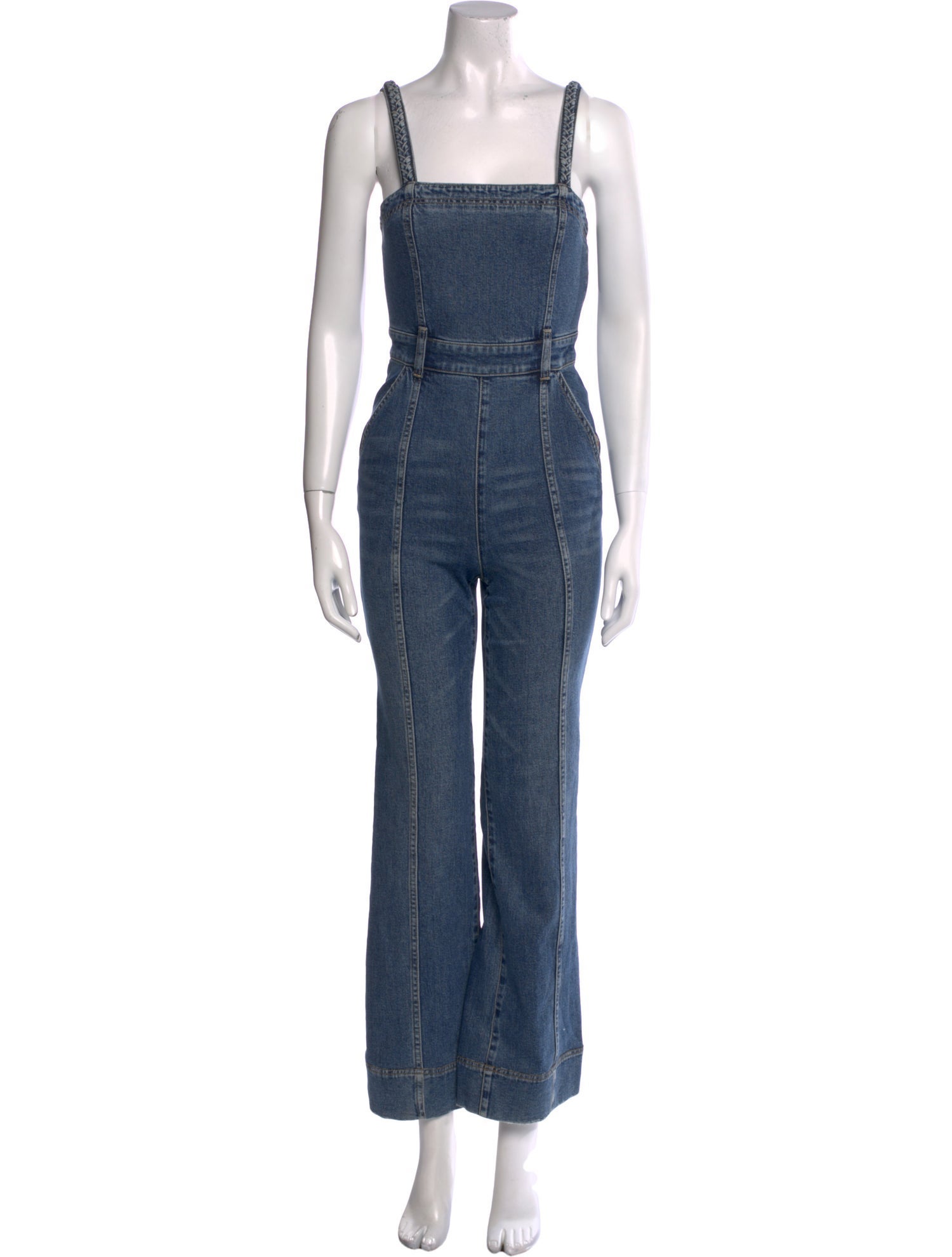 Alice + Olivia Square Neckline Jumpsuit w/ Tags