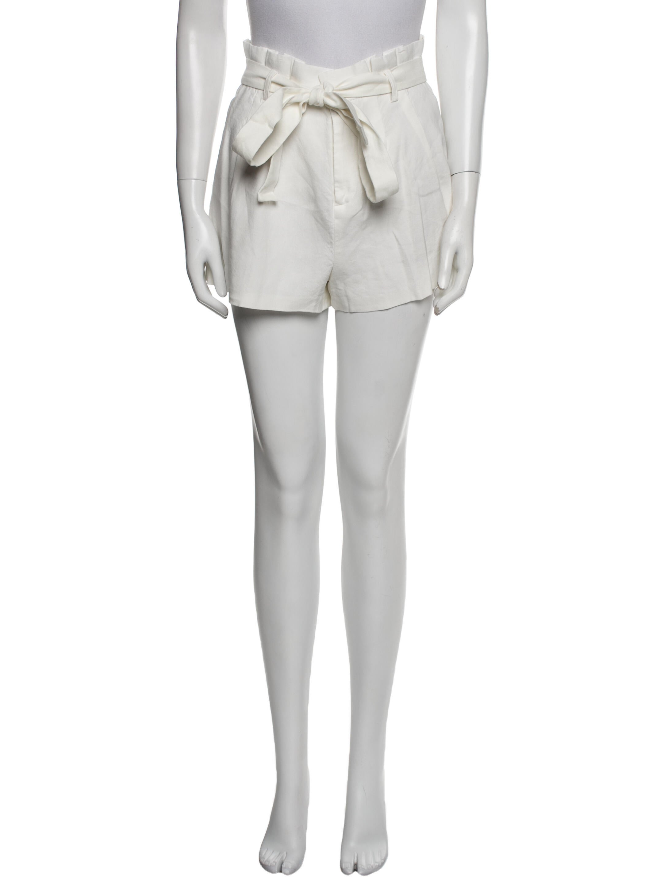 Alice + Olivia Linen Mini Shorts