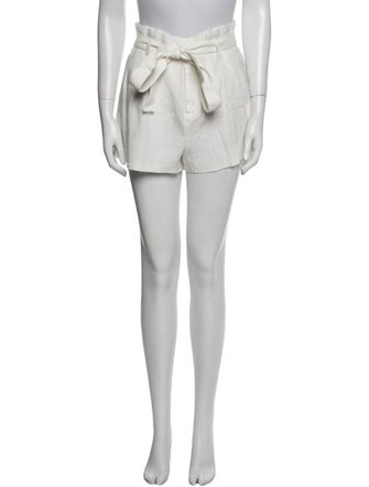 Alice + Olivia Linen Mini Shorts