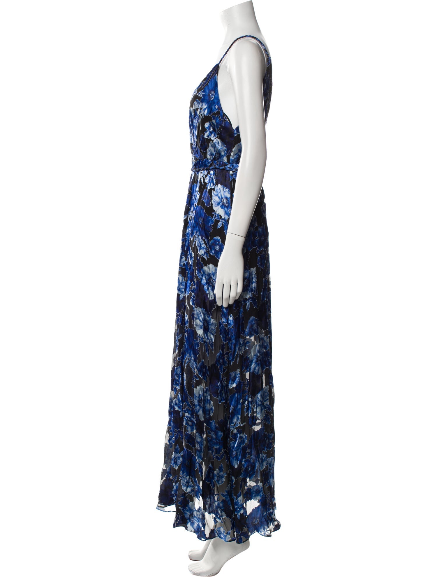 Alice + Olivia Floral Print Long Dress