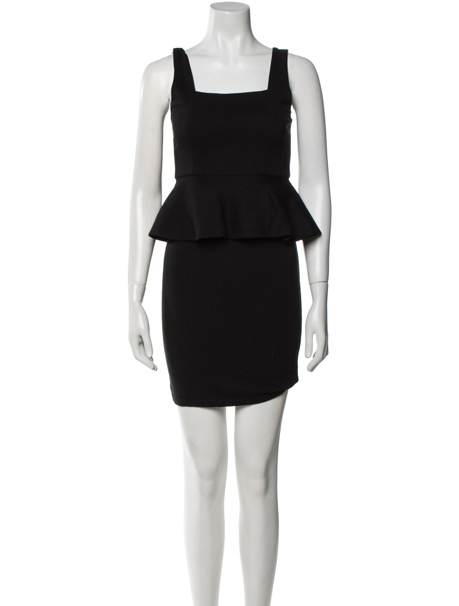 Alice + Olivia Square Neckline Mini Dress