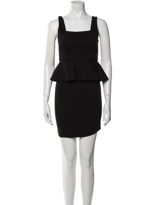 Alice + Olivia Square Neckline Mini Dress