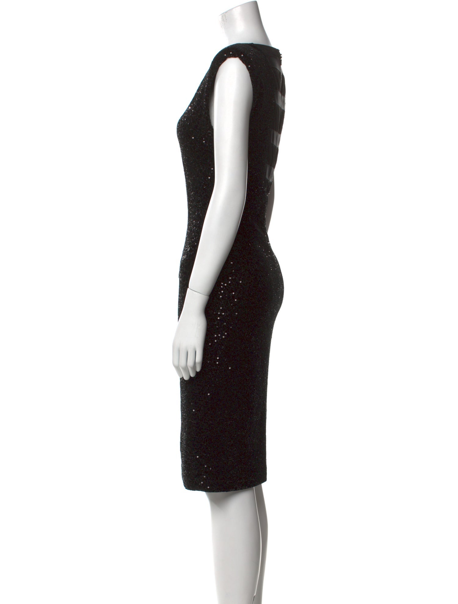 Alice + Olivia Bateau Neckline Knee-Length Dress