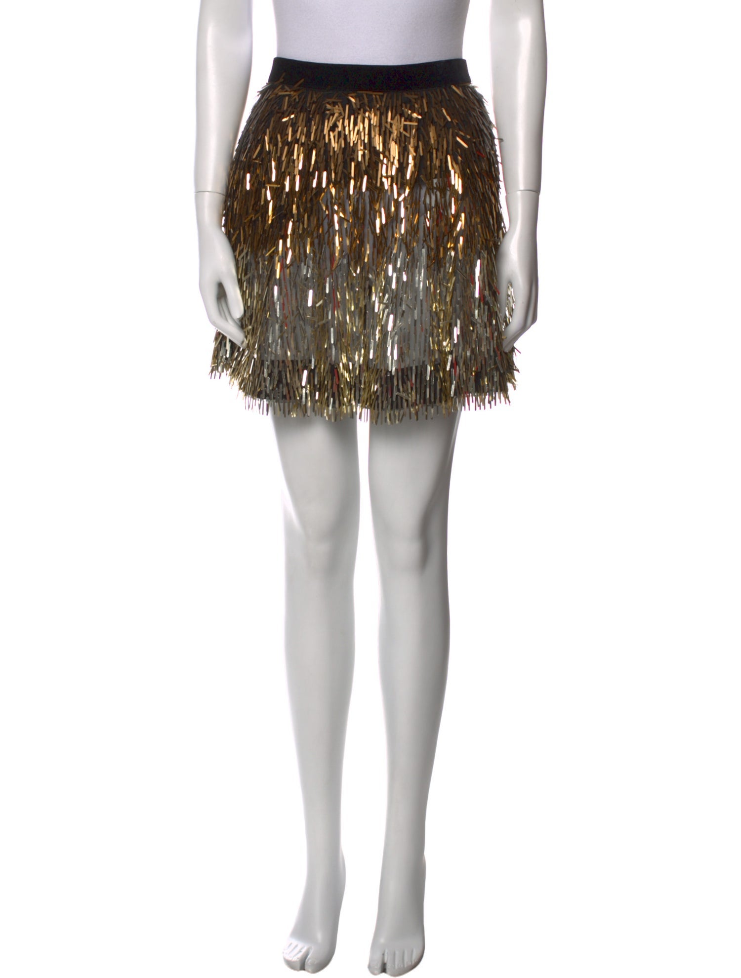 Alice + Olivia Sequin Embellishments Mini Skirt