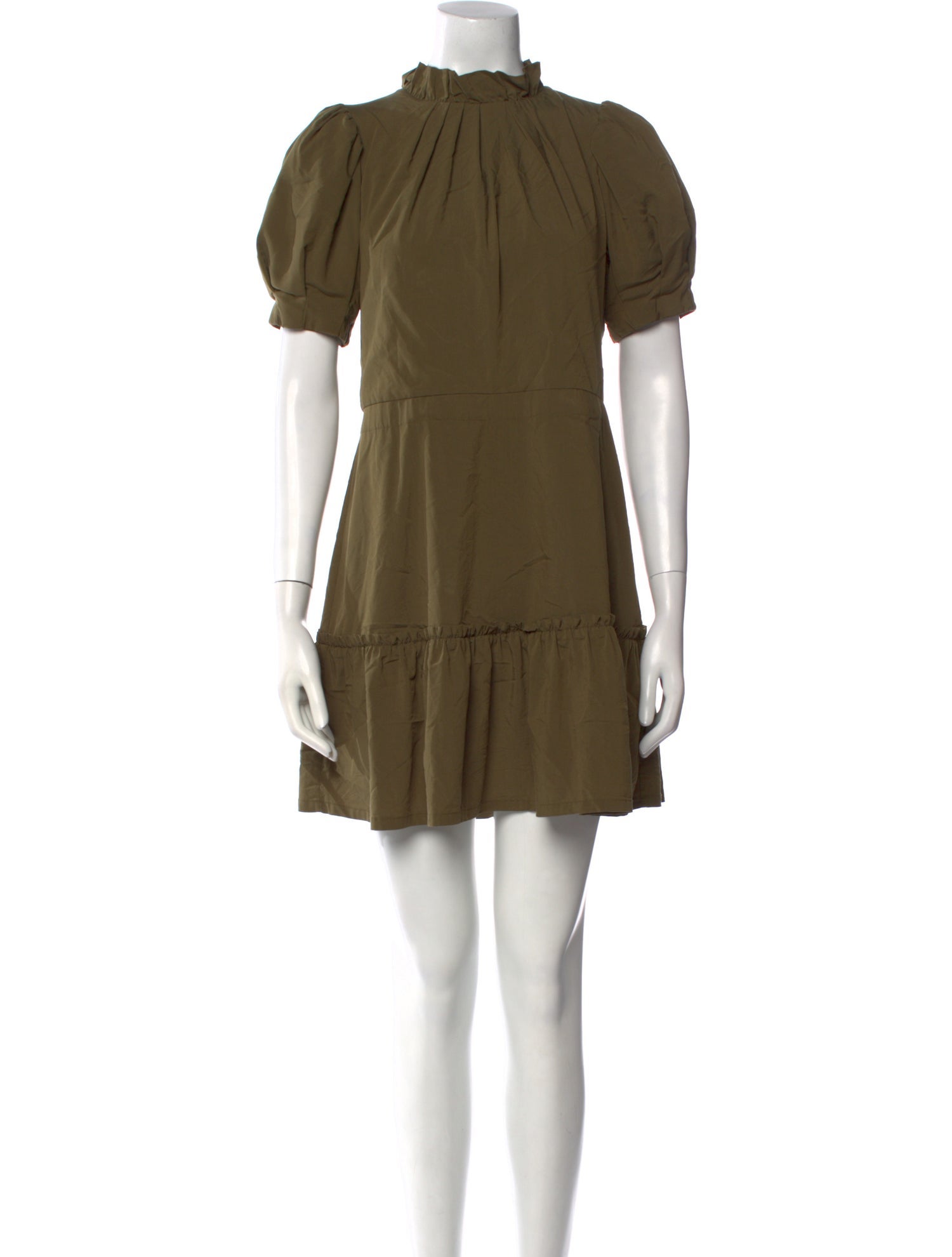 Alice + Olivia Mock Neck Mini Dress