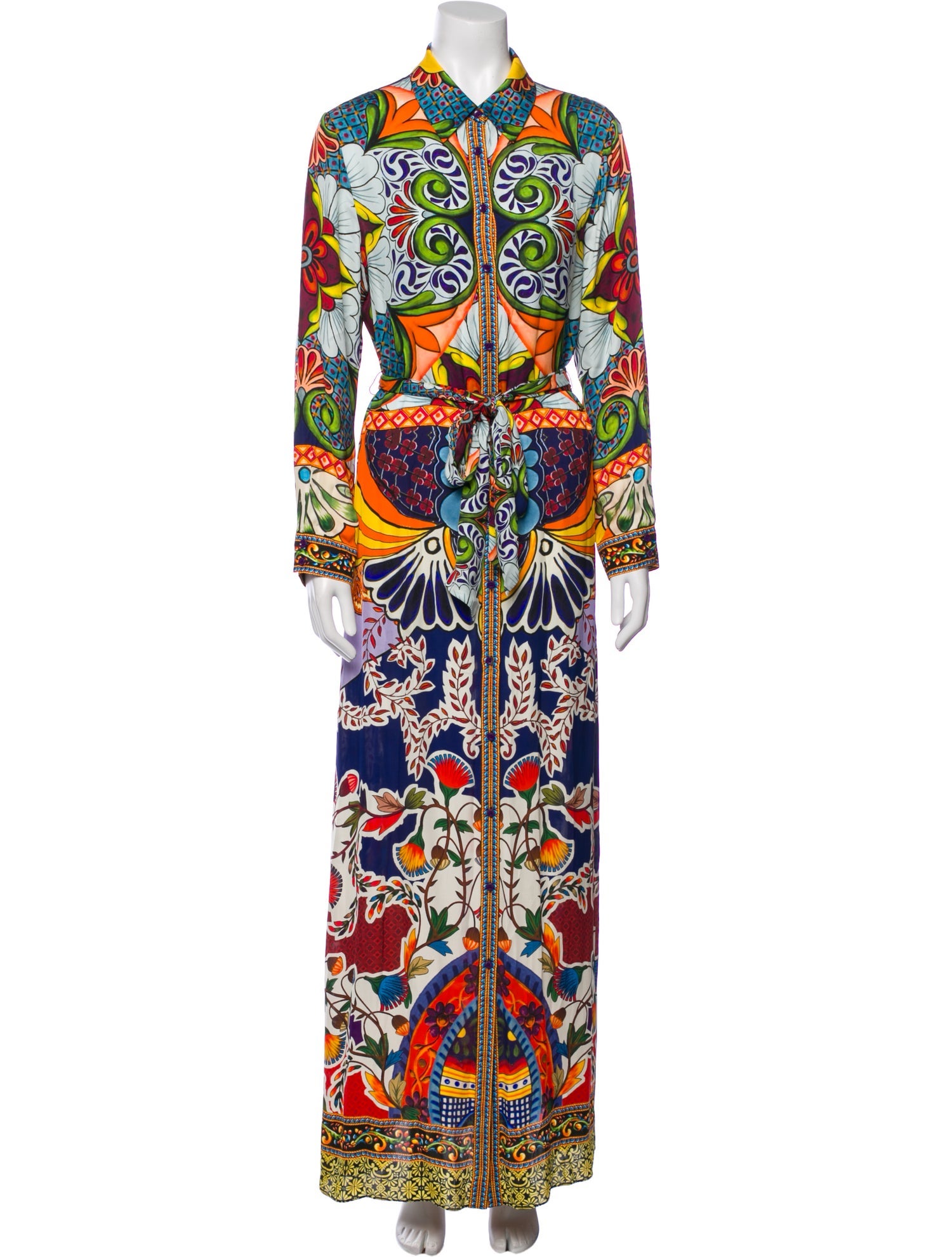 Alice + Olivia Printed Long Dress w/ Tags