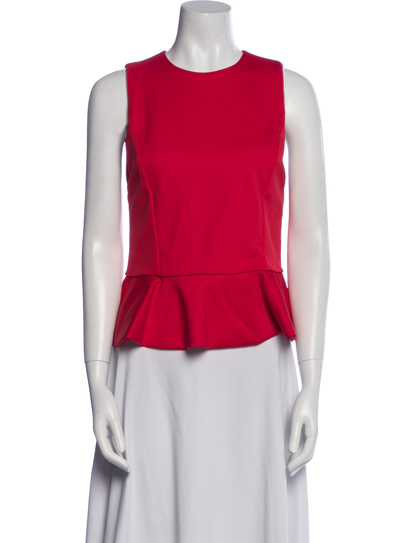 Alice + Olivia Crew Neck Sleeveless Top