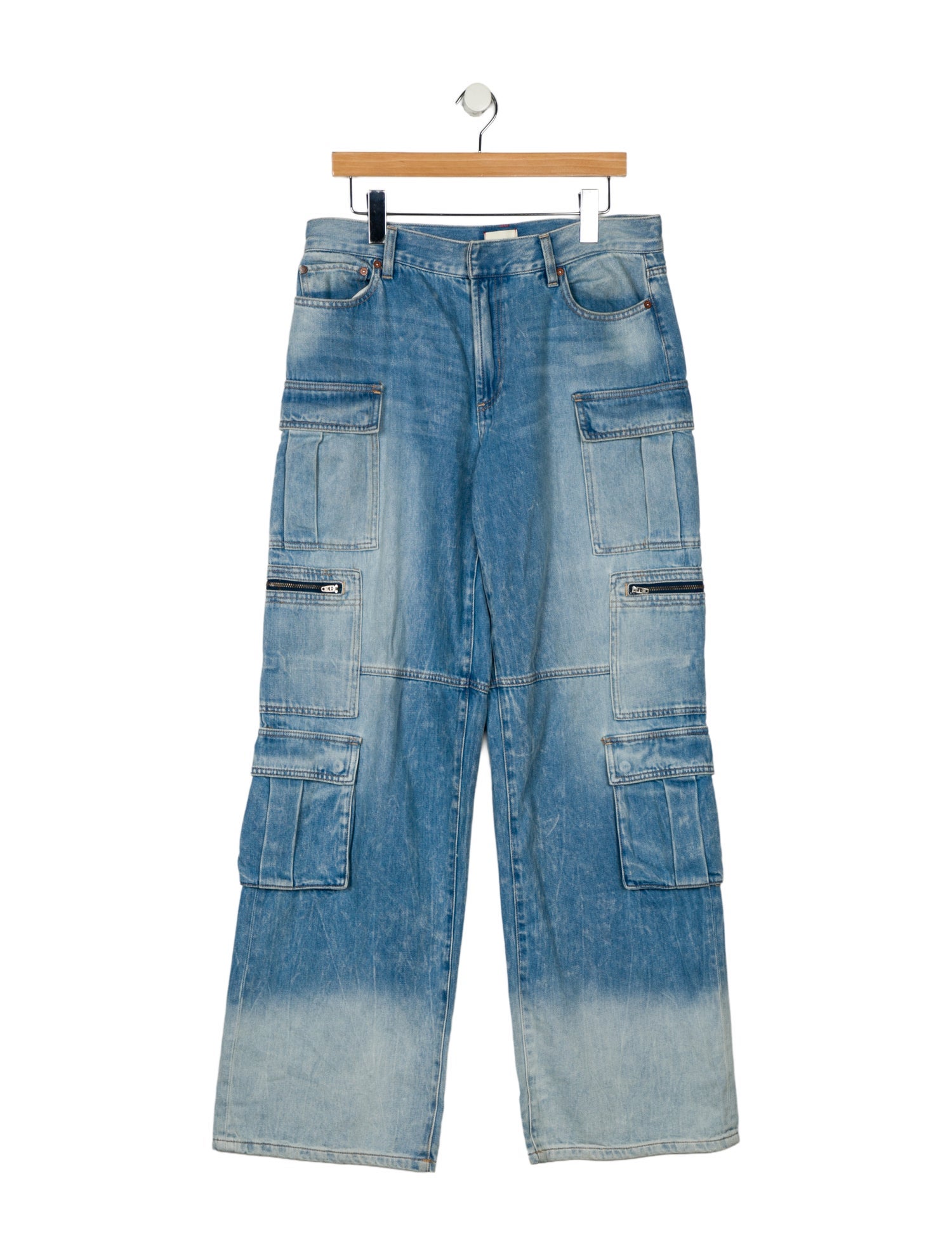 Alice + Olivia High-Rise Wide Leg Jeans