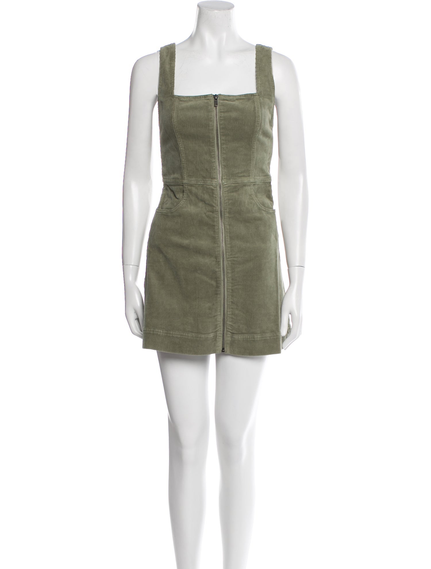 Alice + Olivia Square Neckline Mini Dress