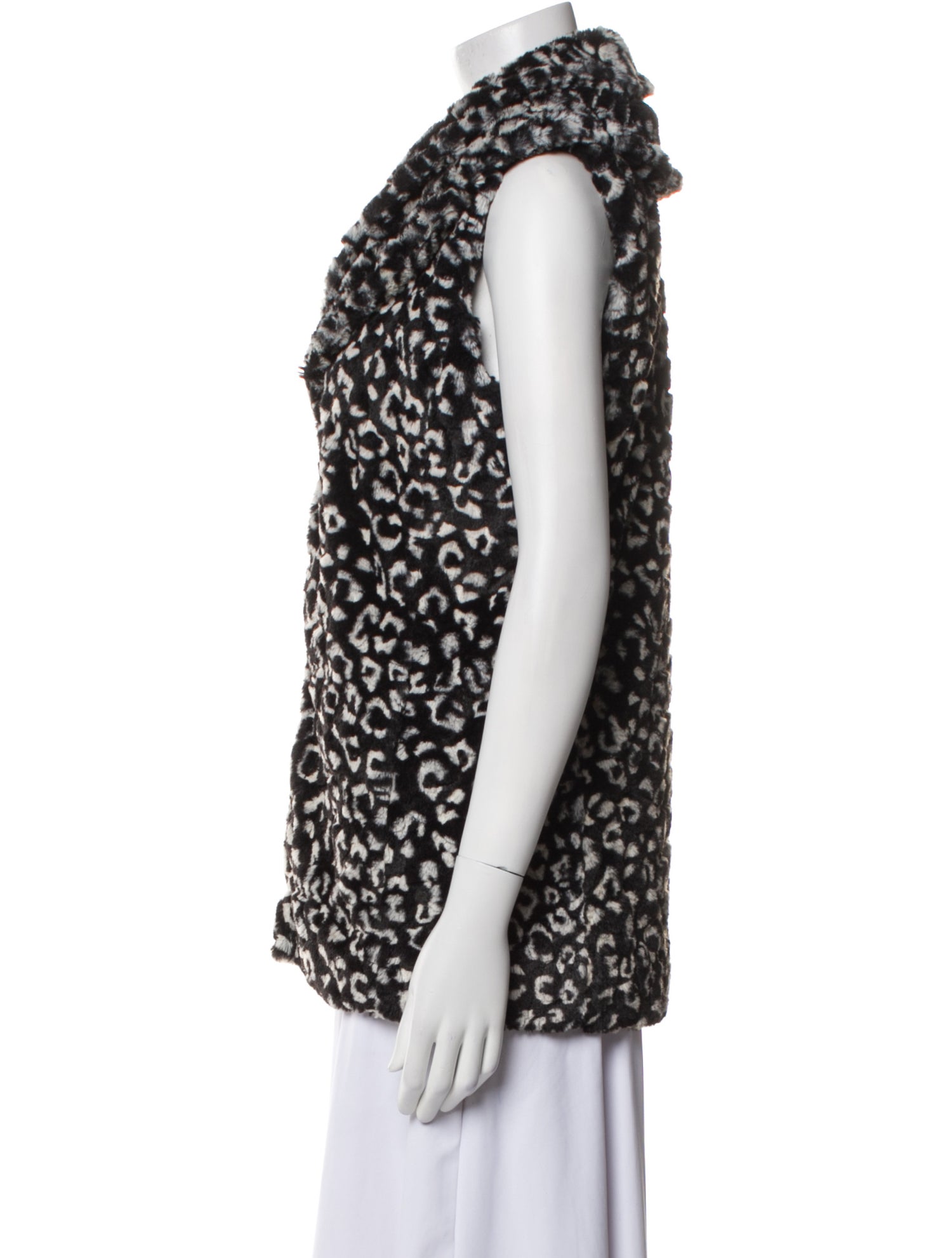 Alice + Olivia Animal Print Vest