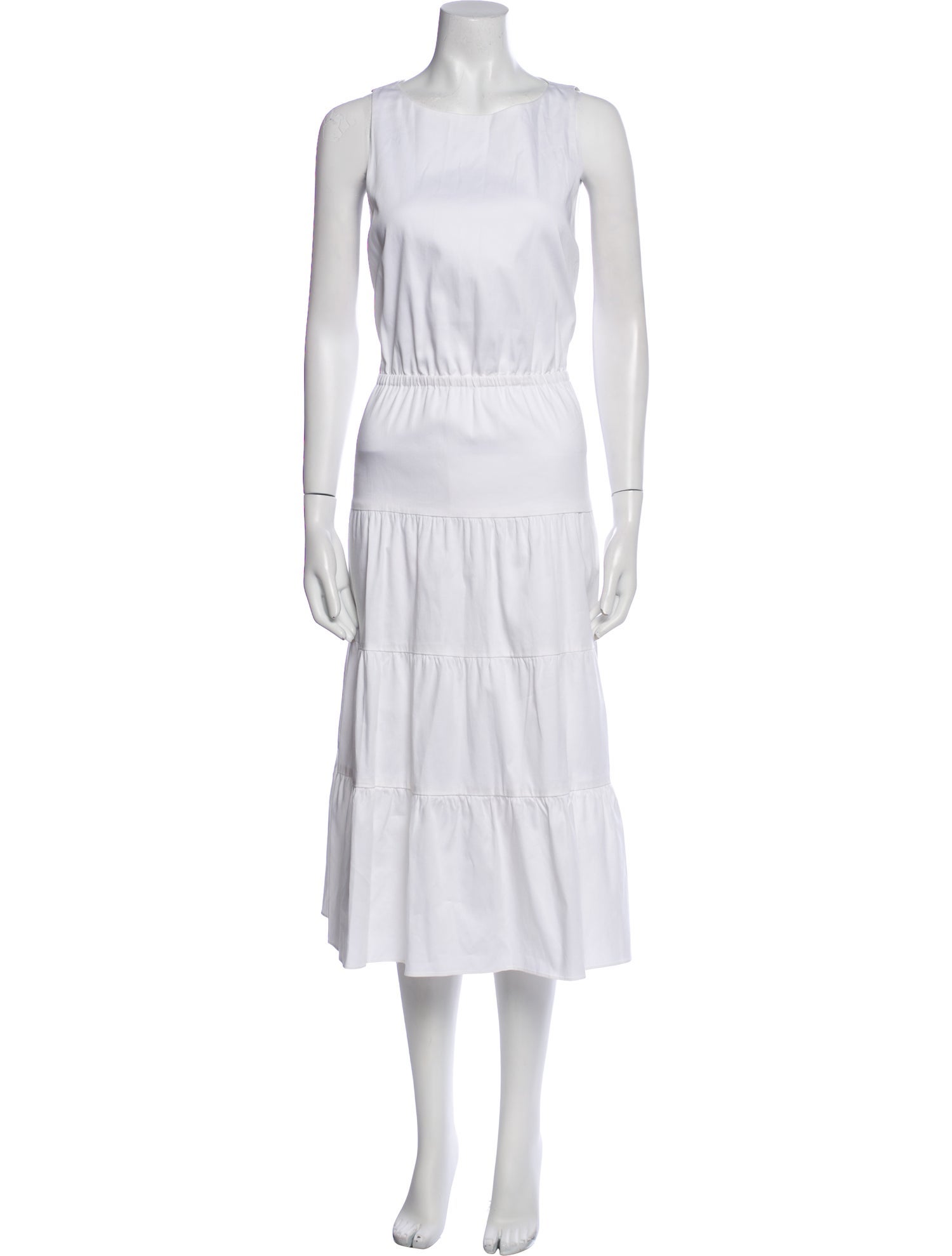 Alice + Olivia Bateau Neckline Midi Length Dress