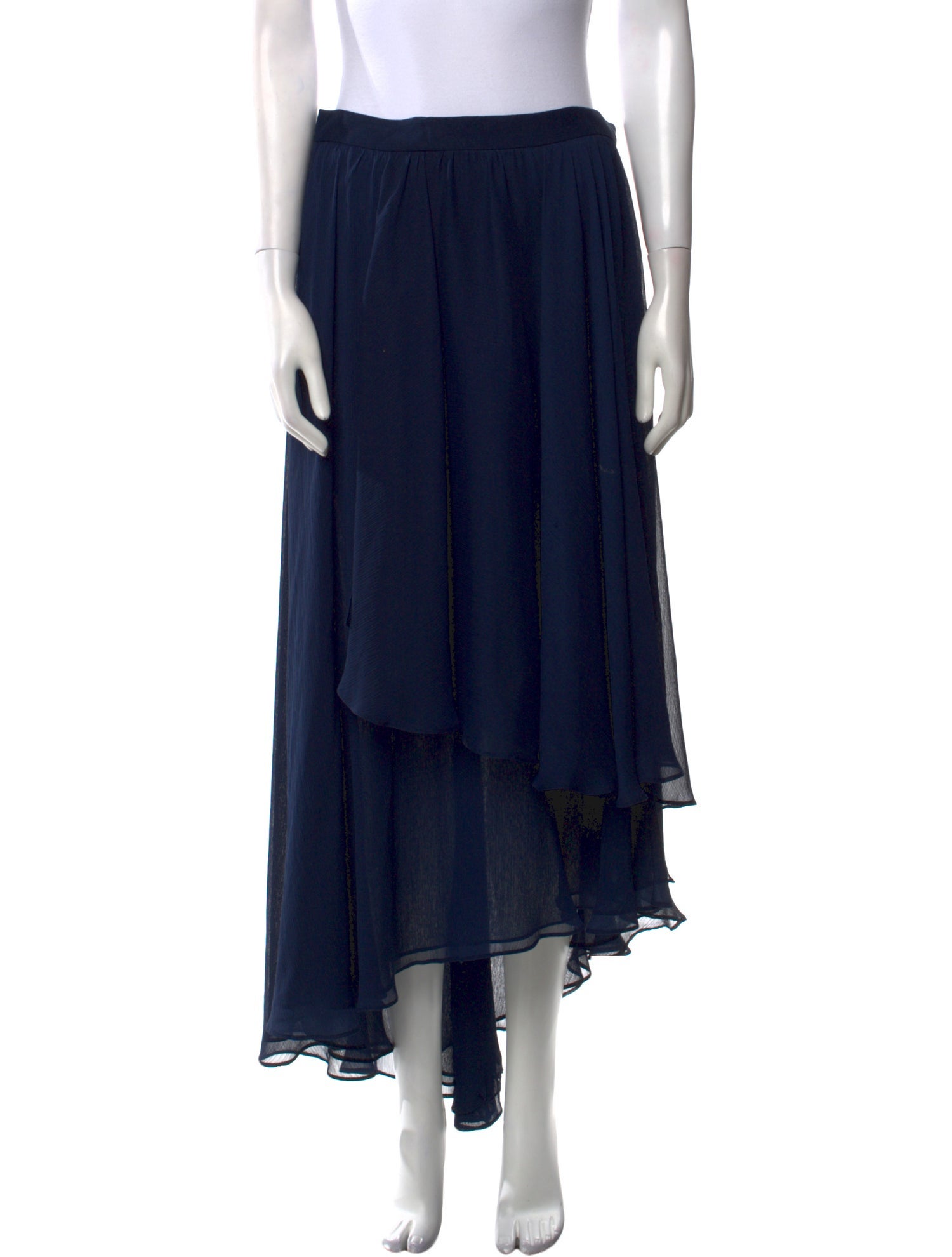 Alice + Olivia Ruffle Embellishment Long Skirt