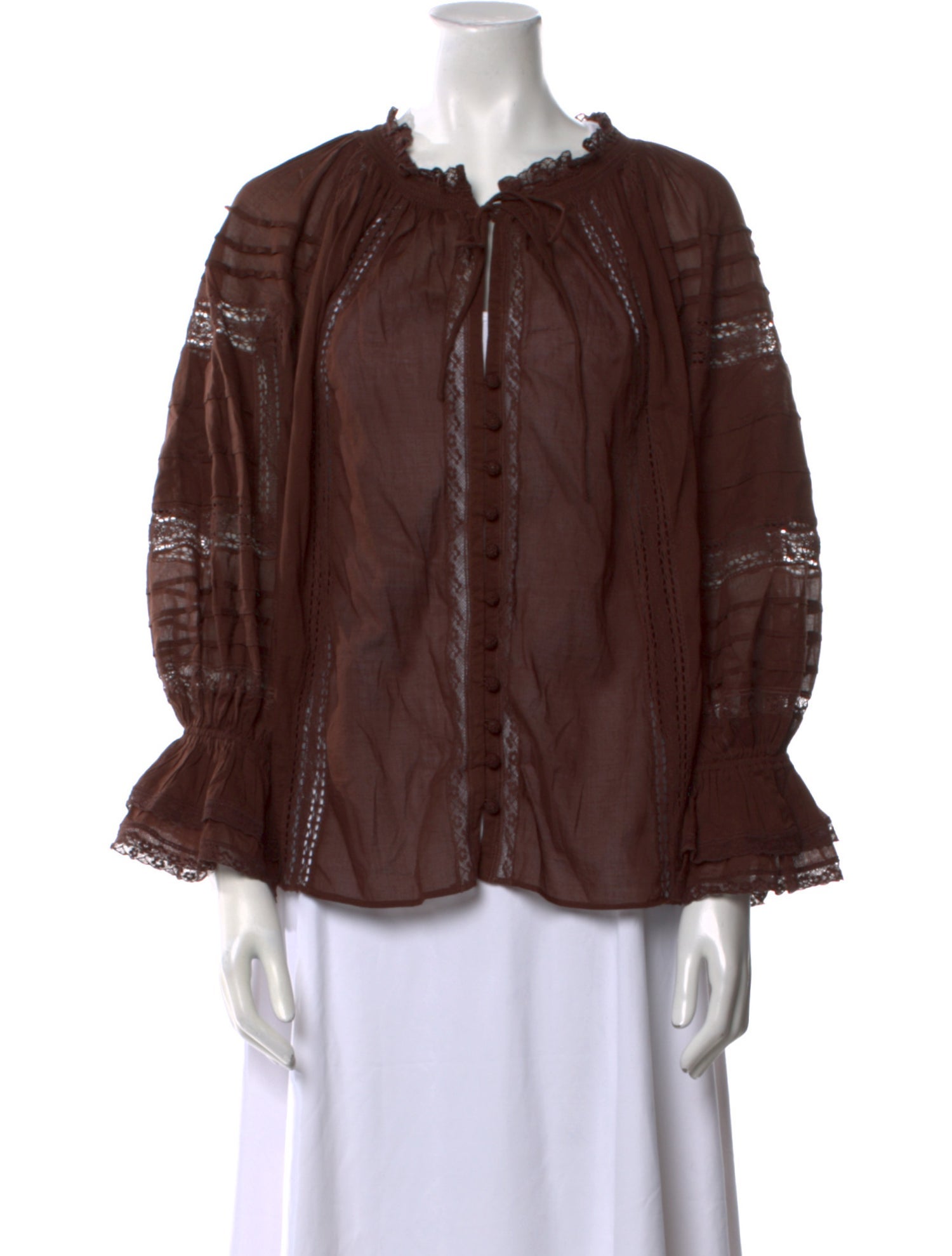 Alice + Olivia V-Neck Three-Quarter Sleeve Blouse w/ Tags