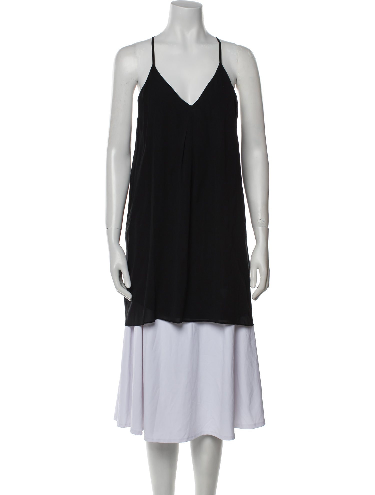 Alice + Olivia Silk V-Neck Tunic