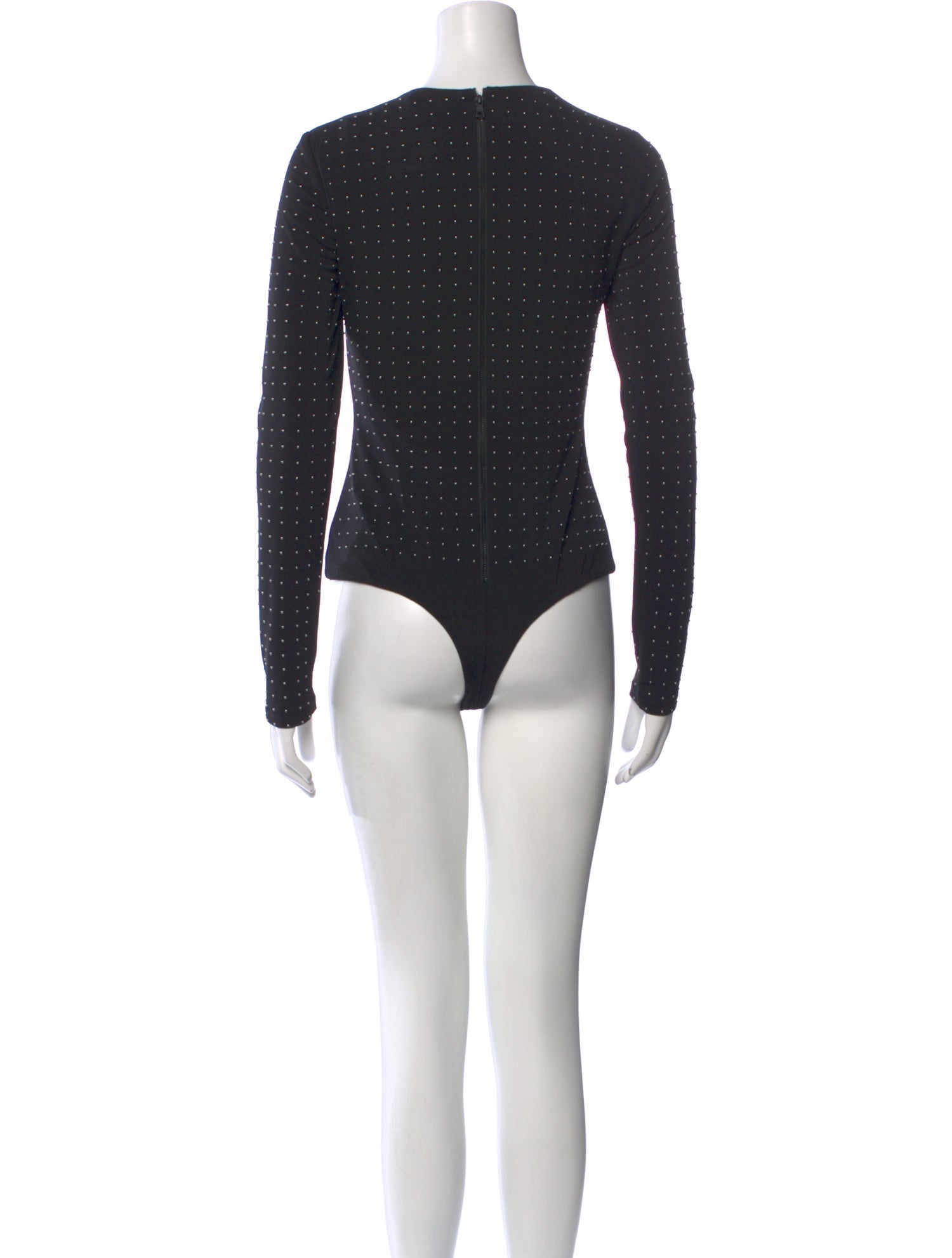 Alice + Olivia Crew Neck Long Sleeve Bodysuit