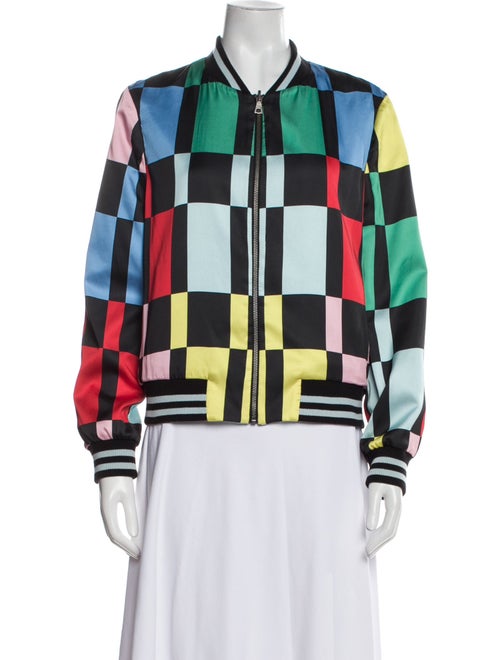 Alice + Olivia Printed Bomber Jacket