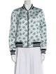 Alice + Olivia Printed Bomber Jacket