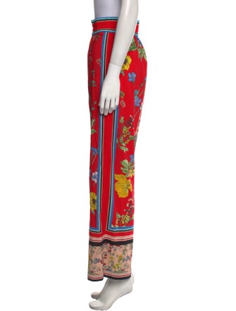 Alice + Olivia Floral Print Wide Leg Pants