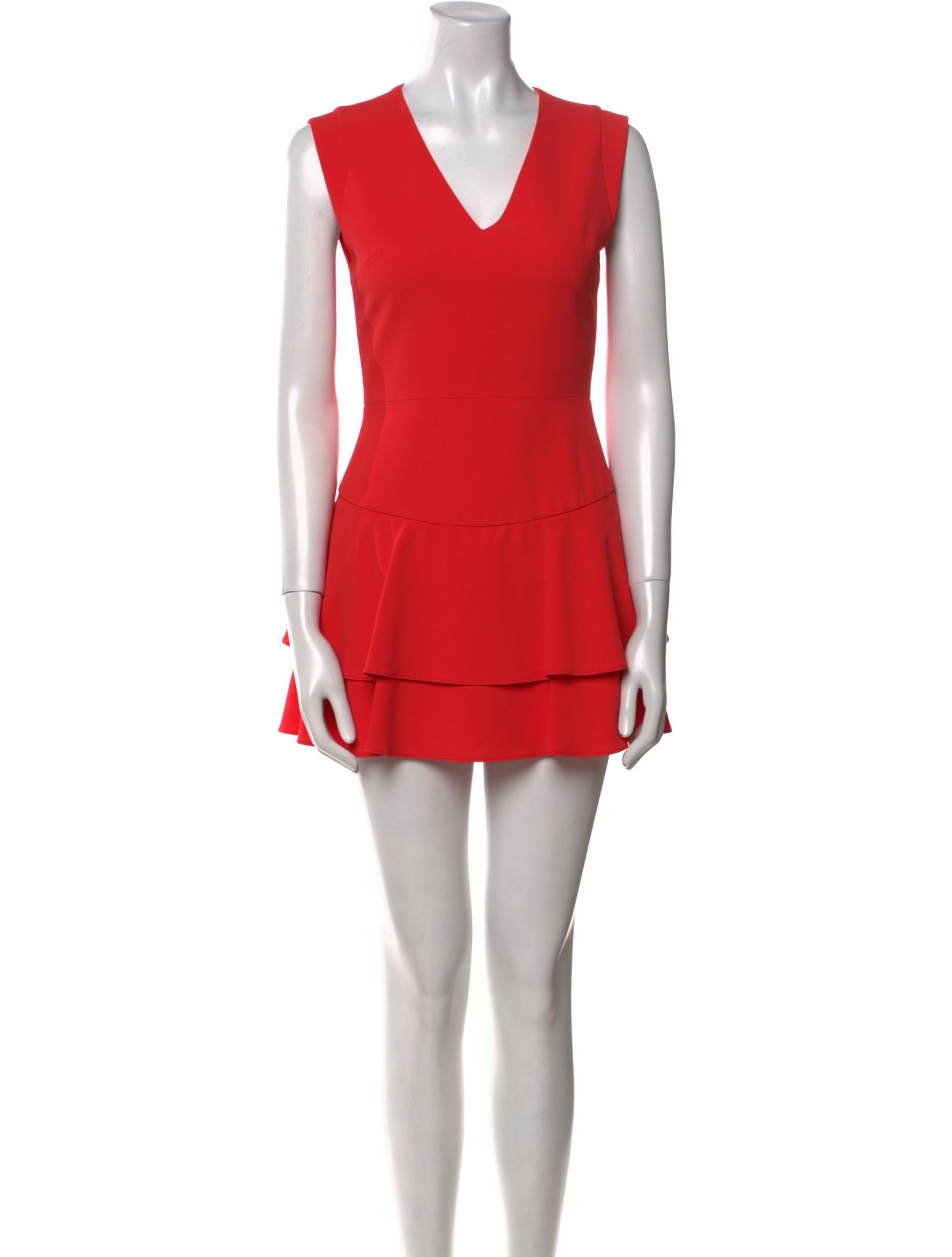 Alice + Olivia V-Neck Mini Dress
