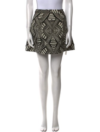 Alice + Olivia Printed Mini Skirt