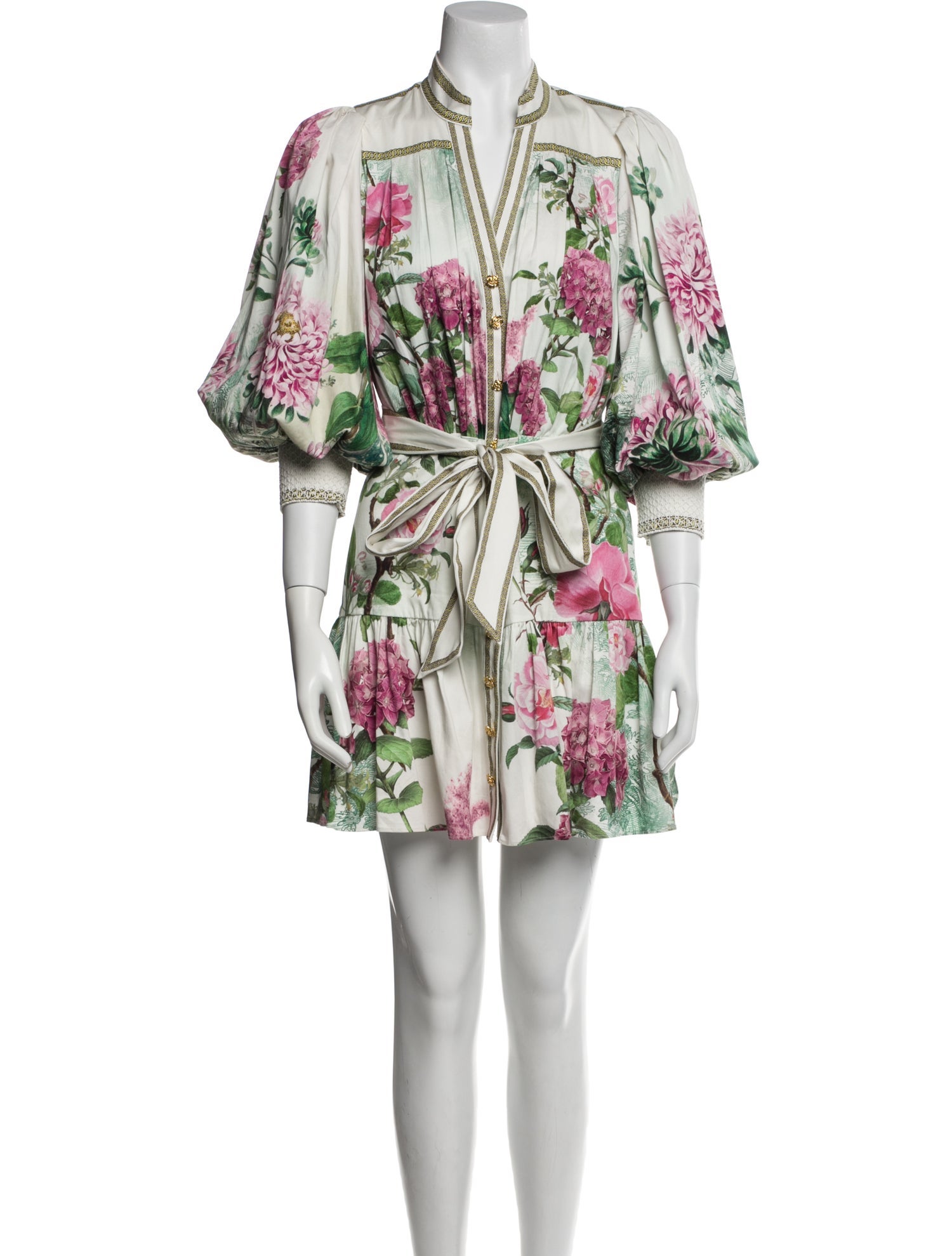 Alice + Olivia Floral Print Mini Dress