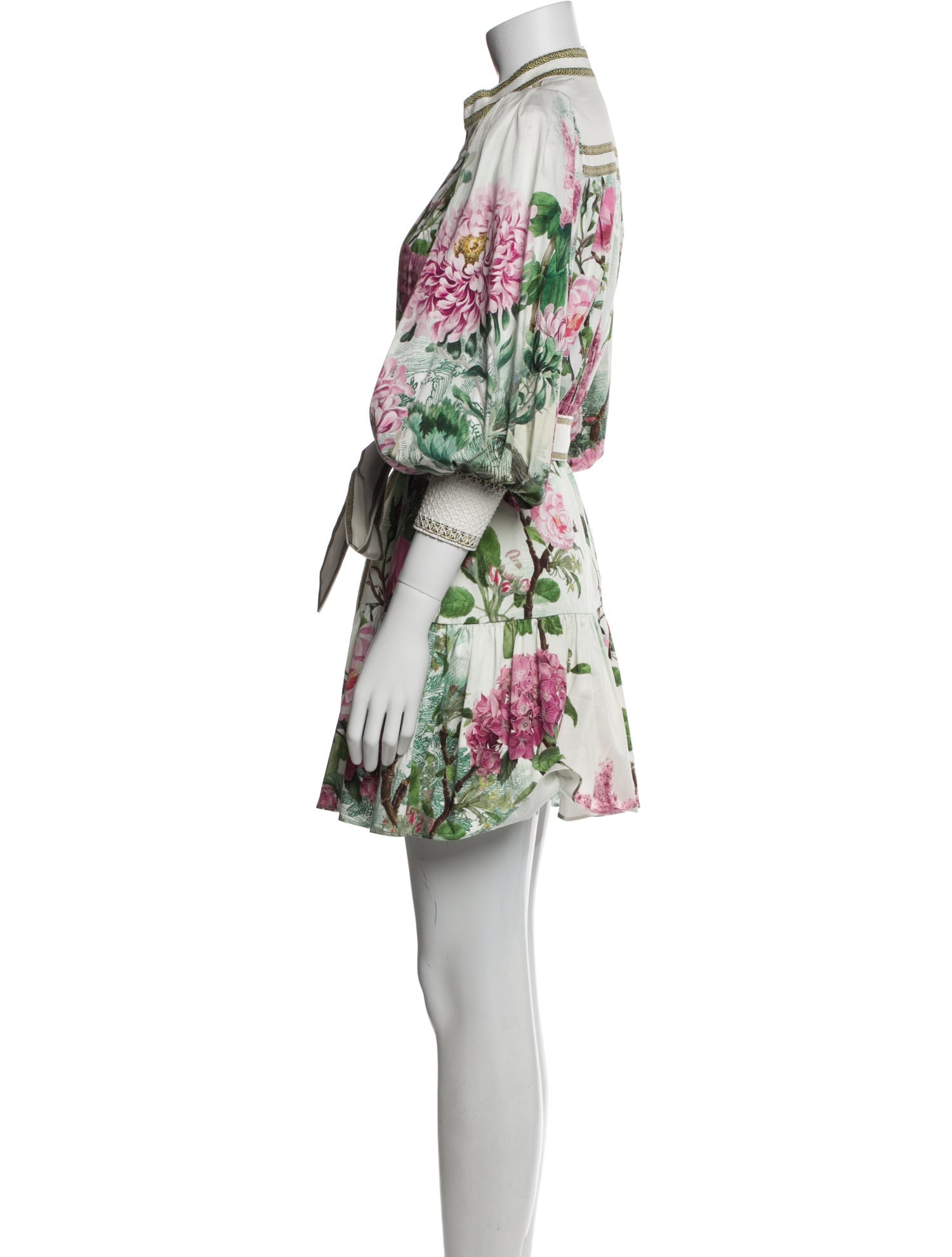 Alice + Olivia Floral Print Mini Dress