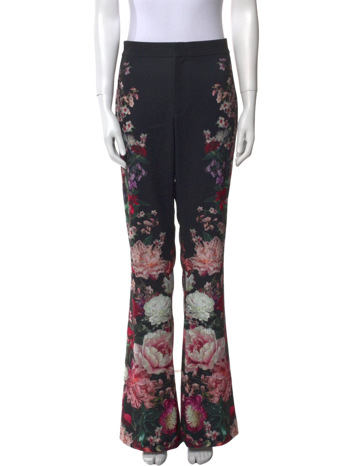 Alice + Olivia Floral Print Wide Leg Pants