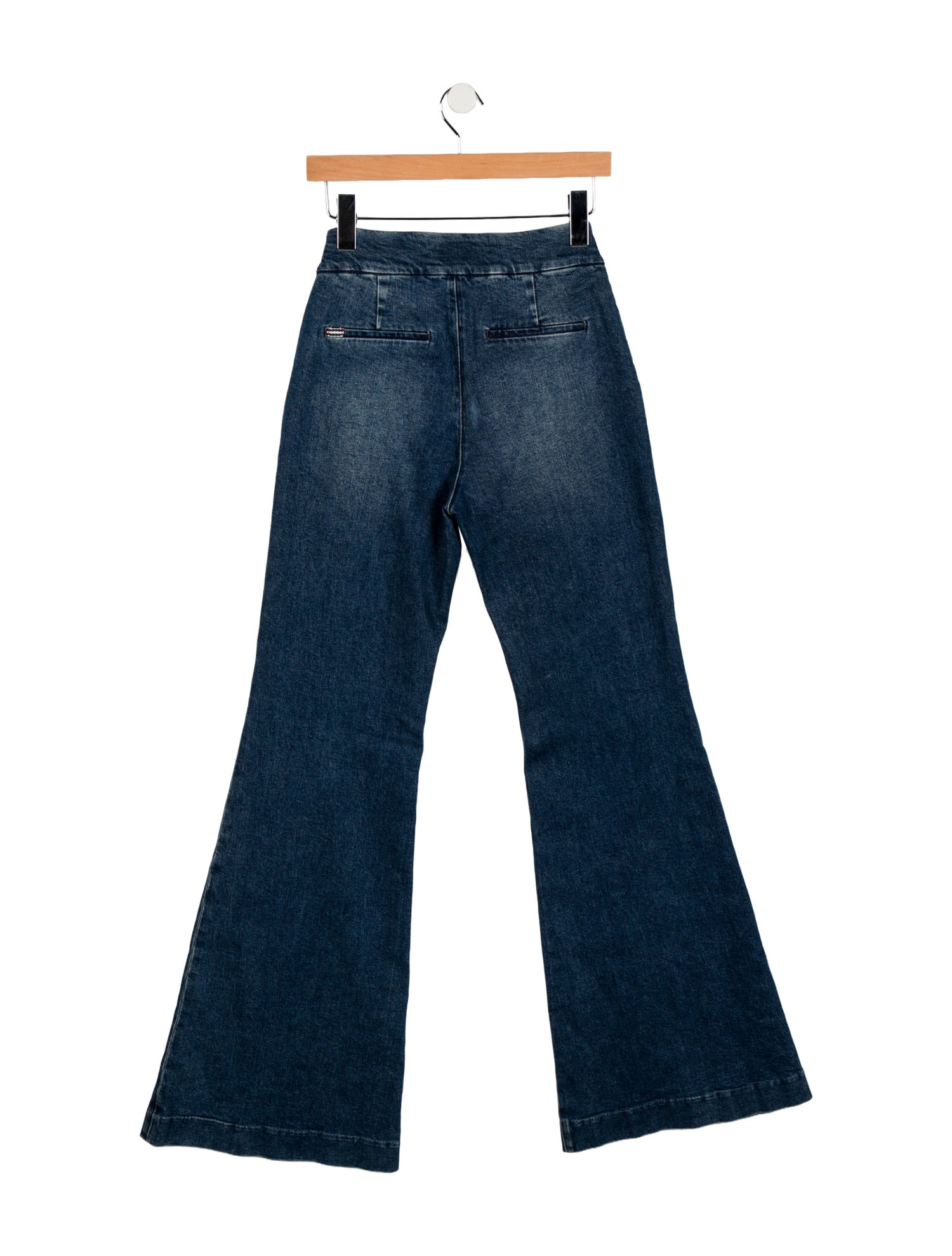 Alice + Olivia Mid-Rise Wide Leg Jeans