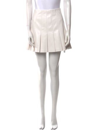 Alice + Olivia Ruffle Embellishment Mini Skirt