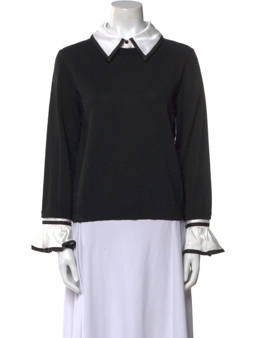 Alice + Olivia Wool Long Sleeve Top
