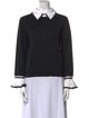 Alice + Olivia Wool Long Sleeve Top
