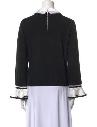Alice + Olivia Wool Long Sleeve Top