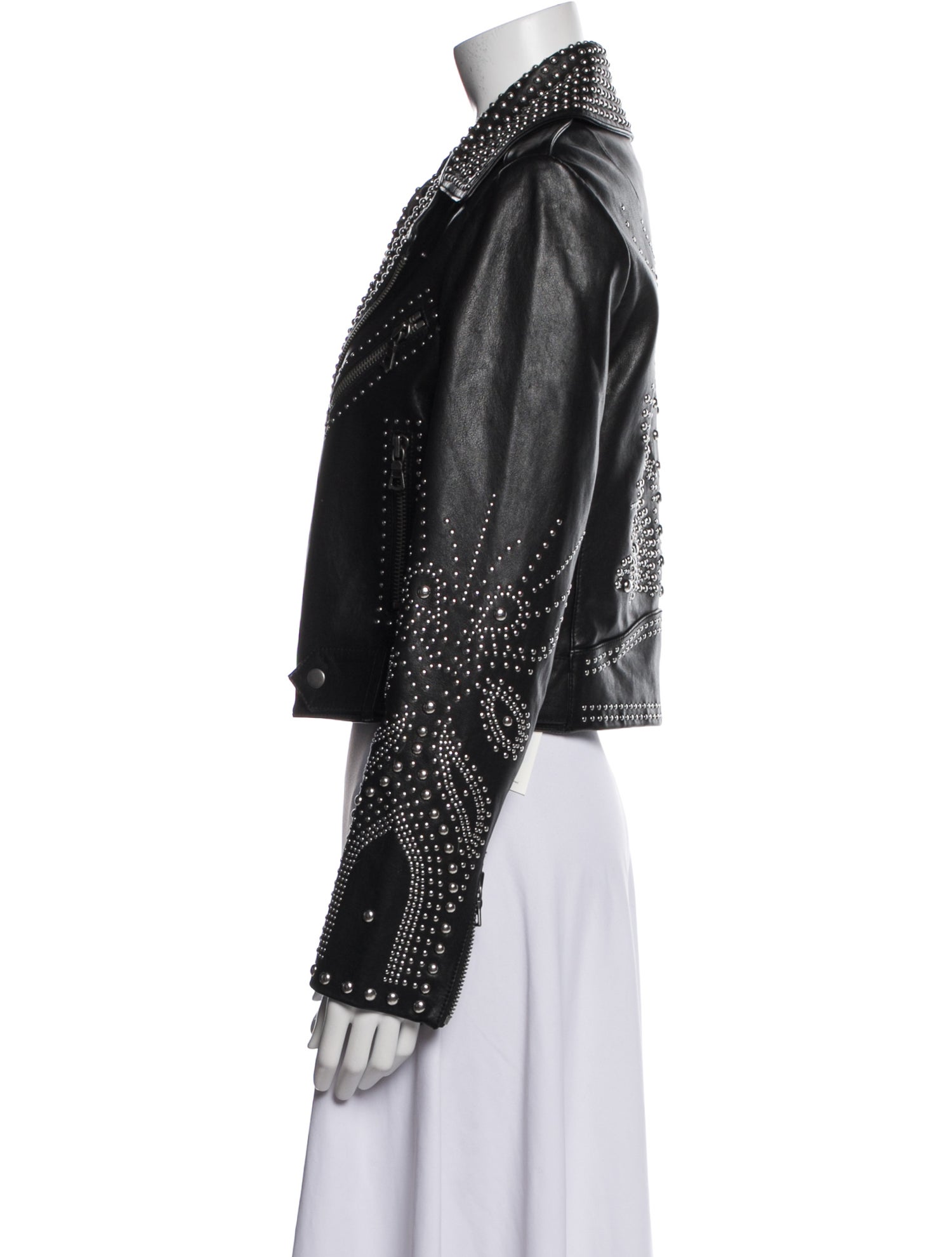 Alice + Olivia Leather Biker Jacket w/ Tags