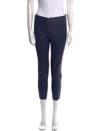 Alice + Olivia Leather Skinny Leg Pants