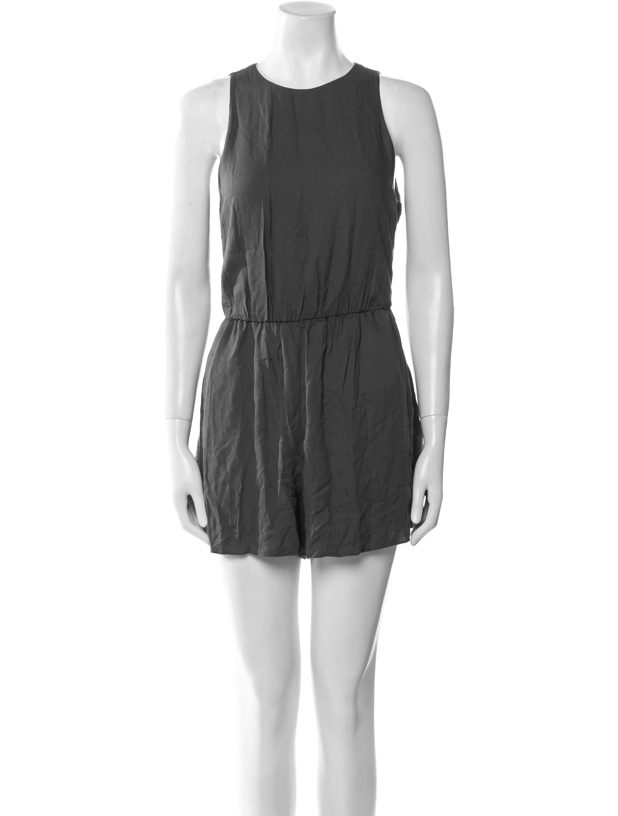 Alice + Olivia Crew Neck Romper