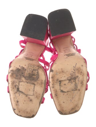 Alice + Olivia Lizard Slingback Sandals