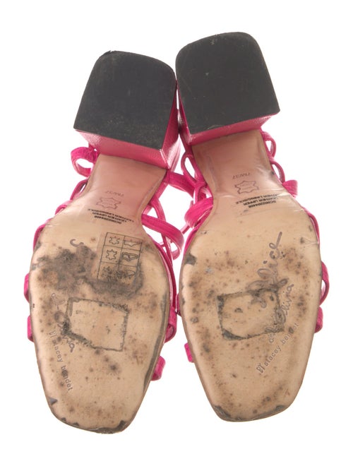 Alice + Olivia Lizard Slingback Sandals