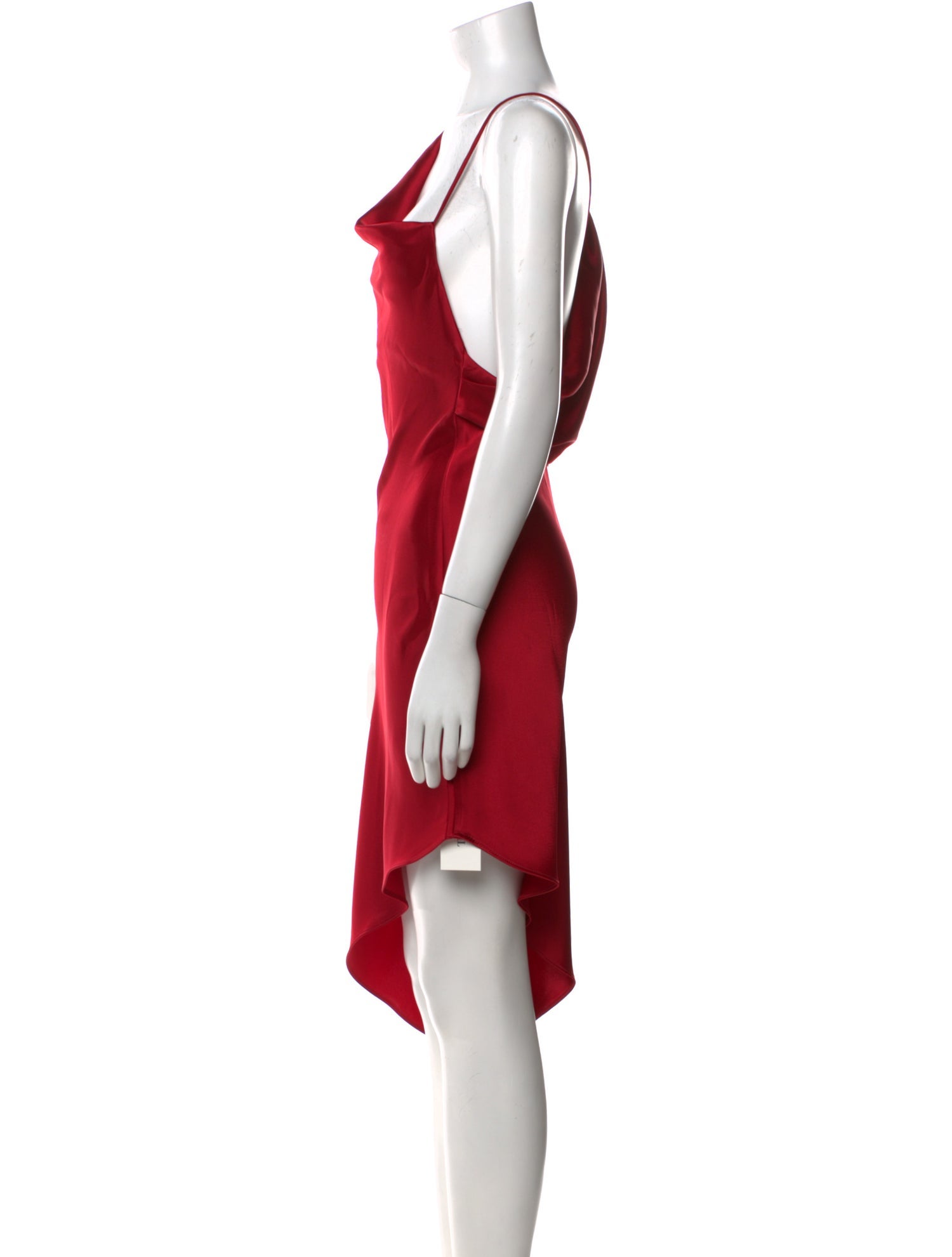 Alice + Olivia Cowl Neck Midi Length Dress