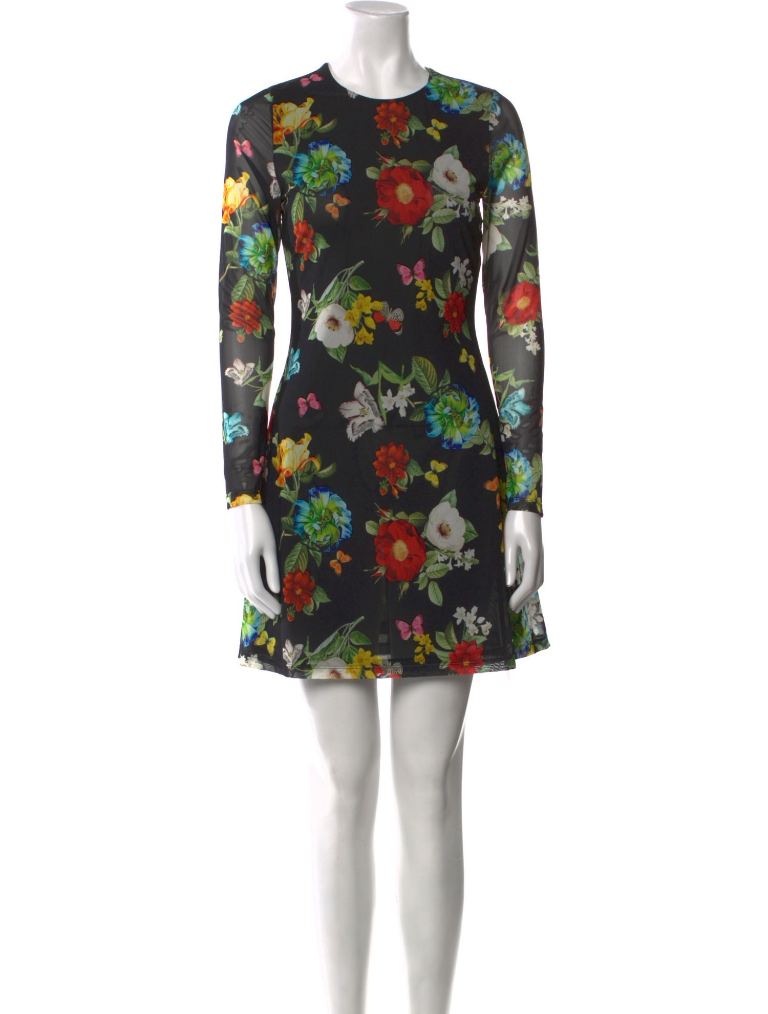 Alice + Olivia Floral Print Mini Dress