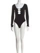 Alice + Olivia Scoop Neck Long Sleeve Bodysuit