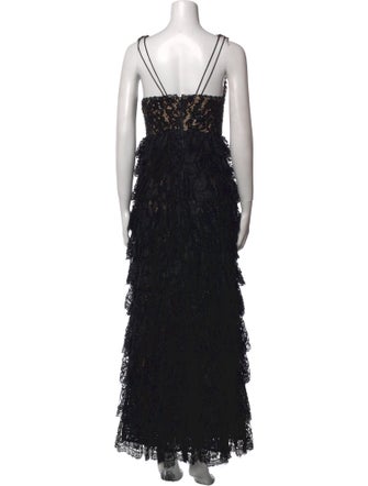 Alice + Olivia Nylon Long Dress