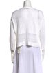 Alice + Olivia Linen V-Neck Sweater