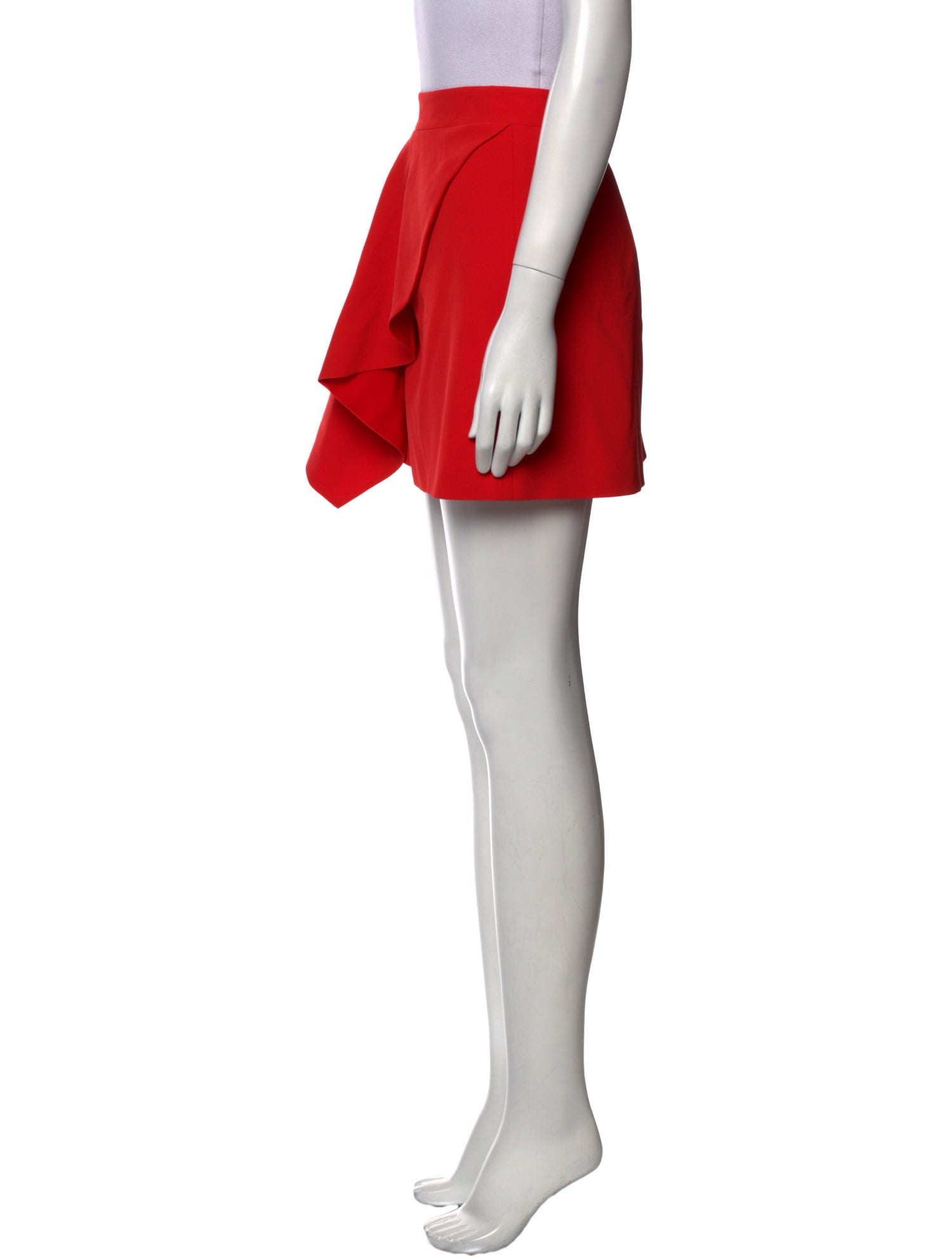 Alice + Olivia Ruffle Embellishment Mini Skirt